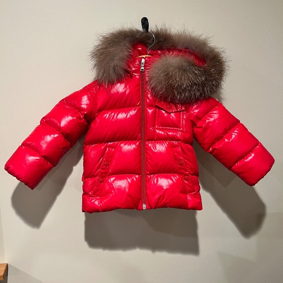 Moncler Other - Moncler - kids Bady Faux Fur Quilted Jacket - 18 - 24 month